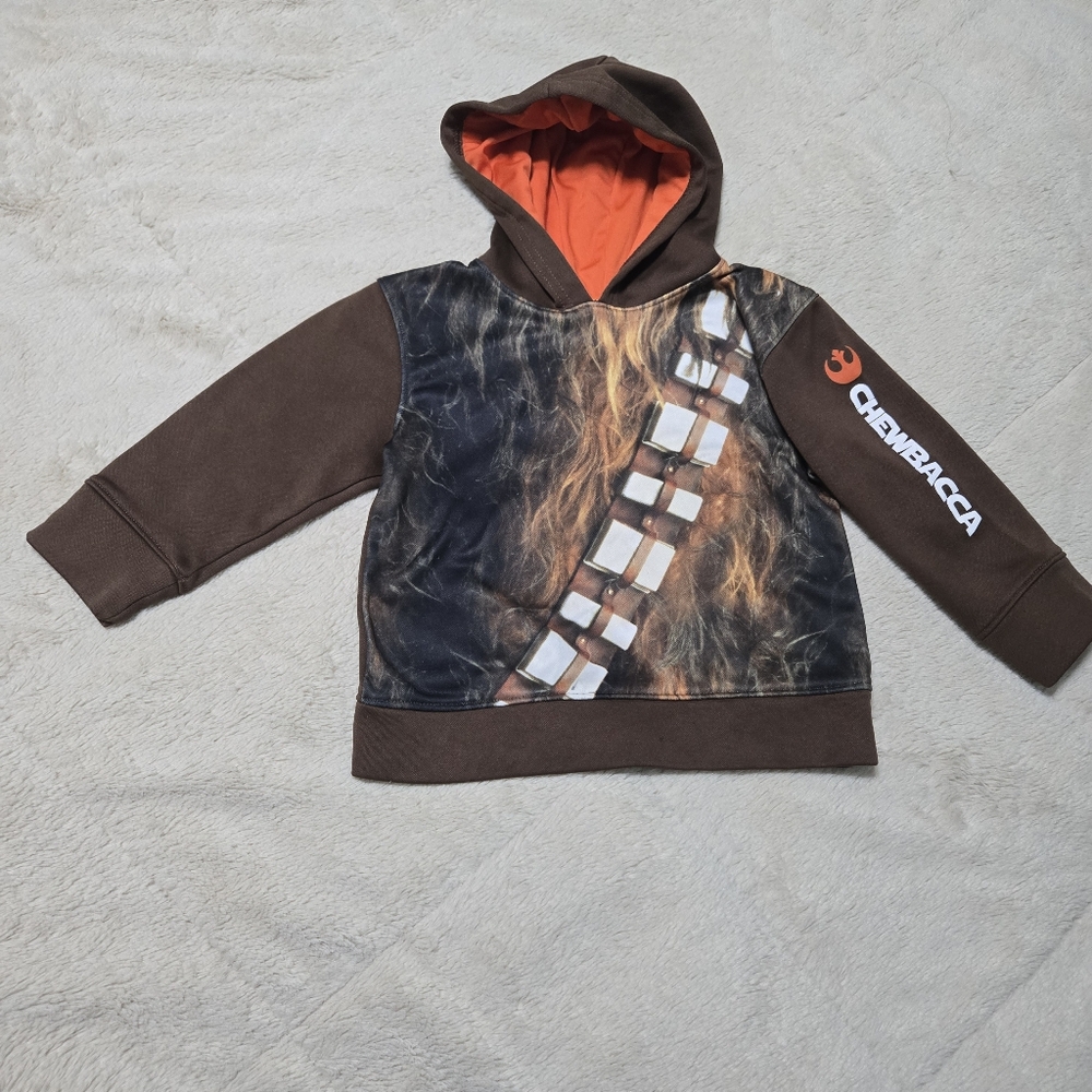 Chewbacca Star Wars Sweatshirt hooded jacket use for Wookie halloween costume 2T